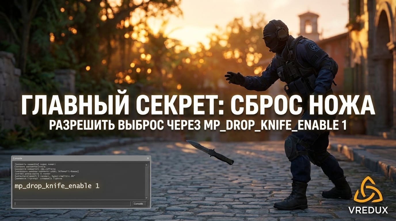 выбросить нож кс